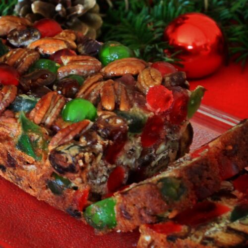 Mary Lou's Famous Homemade Holiday Fruitcake 1 Pound Loaf Great Christmas Gift